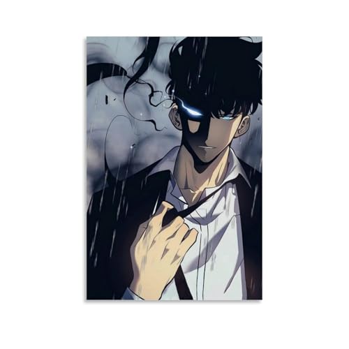 LISHDUNS Anime-Poster, Solo-Leveling, Schlafzimmer, Wohnzimmer, Wanddekoration, Poster, Ästhetik, Art-Deco, 40 x 60 cm, ungerahmter Stil LISHDUNS Anime-Poster, Solo-Leveling, Schlafzimmer, Wohnzimmer, Wanddekoration, Poster, Ästhetik, Art-Deco, 40 x 60 cm, ungerahmter Stil von LISHDUNS