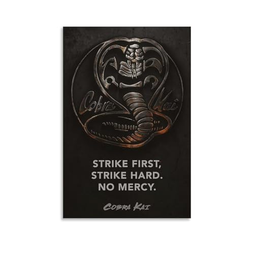 LISHDUNS Cobra Kai TV-Serie, Poster, Schlafzimmer, Wohnzimmer, Wanddekoration, Poster, Ästhetik, Art-Deco, 60 x 90 cm, ungerahmter Stil LISHDUNS Cobra Kai TV-Serie, Poster, Schlafzimmer, Wohnzimmer, Wanddekoration, Poster, Ästhetik, Art-Deco, 60 x 90 cm, ungerahmter Stil von LISHDUNS