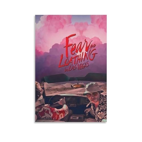 LISHDUNS Filmposter "Fear And Loathing in Las Vegas", für Schlafzimmer, Wohnzimmer, Wanddekoration, Poster, Ästhetik, Art-Deco, 50 x 75 cm, ungerahmt LISHDUNS Filmposter "Fear And Loathing in Las Vegas", für Schlafzimmer, Wohnzimmer, Wanddekoration, Poster, Ästhetik, Art-Deco, 50 x 75 cm, ungerahmt von LISHDUNS