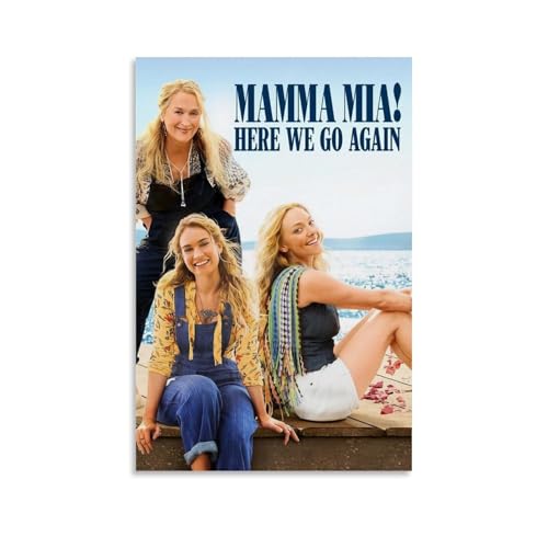 LISHDUNS Filmposter Mama Mia, Schlafzimmer, Wohnzimmer, Wanddekoration, Poster, Ästhetik, Art-Deco, 20 x 30 cm, ungerahmter Stil LISHDUNS Filmposter Mama Mia, Schlafzimmer, Wohnzimmer, Wanddekoration, Poster, Ästhetik, Art-Deco, 20 x 30 cm, ungerahmter Stil von LISHDUNS