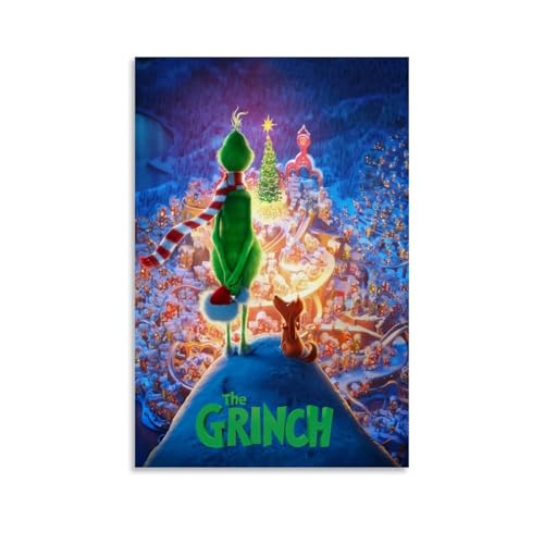 LISHDUNS Filmposter The Grinch für Schlafzimmer, Wohnzimmer, Wanddekoration, Poster, Ästhetik, Art-Deco, 60 x 90 cm, ungerahmter Stil LISHDUNS Filmposter The Grinch für Schlafzimmer, Wohnzimmer, Wanddekoration, Poster, Ästhetik, Art-Deco, 60 x 90 cm, ungerahmter Stil von LISHDUNS