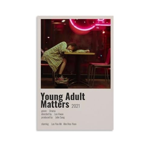 LISHDUNS Filmposter "Young Adult Matters", Schlafzimmer, Wohnzimmer, Wanddekoration, Poster, Ästhetik, Art-Deco, 20 x 30 cm, ungerahmter Stil LISHDUNS Filmposter "Young Adult Matters", Schlafzimmer, Wohnzimmer, Wanddekoration, Poster, Ästhetik, Art-Deco, 20 x 30 cm, ungerahmter Stil von LISHDUNS