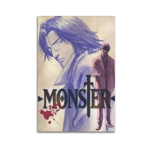 LISHDUNS Monster-Anime-Poster, Schlafzimmer, Wohnzimmer, Wanddekoration, Poster, Ästhetik, Art-Deco, 30 x 45 cm, ungerahmter Stil von LISHDUNS