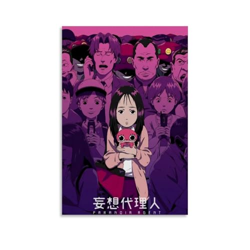 LISHDUNS Paranoia Agent Anime-Poster, Schlafzimmer, Wohnzimmer, Wanddekoration, Poster, Ästhetik, Art-Deco, 40 x 60 cm, ungerahmter Stil LISHDUNS Paranoia Agent Anime-Poster, Schlafzimmer, Wohnzimmer, Wanddekoration, Poster, Ästhetik, Art-Deco, 40 x 60 cm, ungerahmter Stil von LISHDUNS