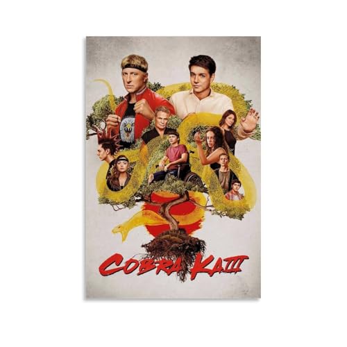 LISHDUNS Poster, Motiv: Cobra Kai Fernsehserie, für Schlafzimmer, Wohnzimmer, Wanddekoration, ästhetisches Poster, ungerahmt, 30 x 45 cm LISHDUNS Poster, Motiv: Cobra Kai Fernsehserie, für Schlafzimmer, Wohnzimmer, Wanddekoration, ästhetisches Poster, ungerahmt, 30 x 45 cm von LISHDUNS