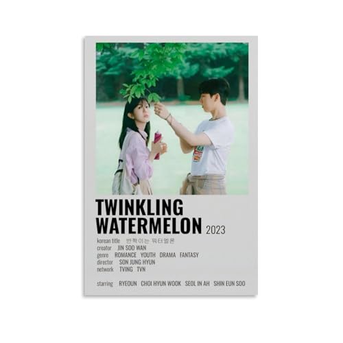 LISHDUNS Poster, Motiv: Twinkling Watermelone, TV-Serie, Schlafzimmer, Wohnzimmer, Wanddekoration, Poster, Ästhetik, Art-Deco, 30 x 45 cm, ungerahmter Stil LISHDUNS Poster, Motiv: Twinkling Watermelone, TV-Serie, Schlafzimmer, Wohnzimmer, Wanddekoration, Poster, Ästhetik, Art-Deco, 30 x 45 cm, ungerahmter Stil von LISHDUNS