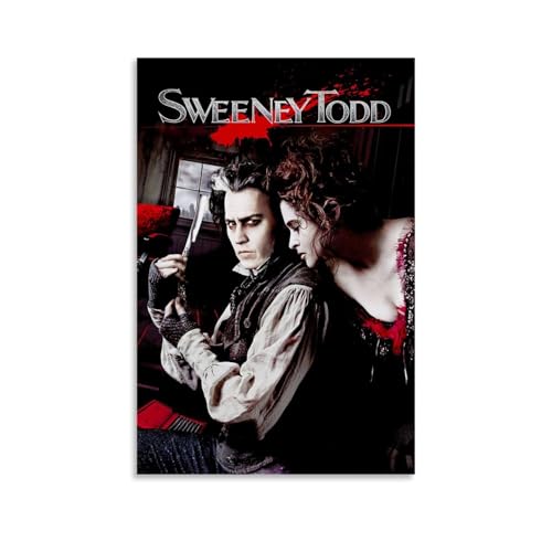 LISHDUNS Sweeney Todd Poster, Schlafzimmer, Wohnzimmer, Wanddekoration, Poster, Ästhetik, Art-Deco, 20 x 30 cm, ungerahmter Stil von LISHDUNS