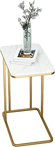 LISHEUK C-förmiger Beistelltisch, C-förmiger Beistelltisch-Schieber unter Sofa und Bett, Snacktisch mit Ablage für Frühstück, Kaffee oder Laptop, für Wohnzimmer und Schlafzimmer, LISHEUK C-förmiger Beistelltisch, C-förmiger Beistelltisch-Schieber unter Sofa und Bett, Snacktisch mit Ablage für Frühstück, Kaffee oder Laptop, für Wohnzimmer und Schlafzimmer, von LISHEUK