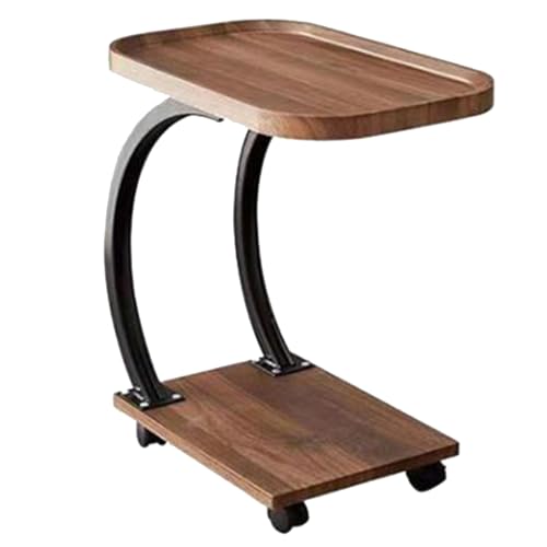 LISHEUK Moderner C-Tisch, Couchtisch mit Rollen, Beistelltisch fürs Wohnzimmer, Kleiner Sofatisch, Metallrahmen, dekorativer Mitteltisch, stilvolle Möbel für Zuhause und Büro (FA LISHEUK Moderner C-Tisch, Couchtisch mit Rollen, Beistelltisch fürs Wohnzimmer, Kleiner Sofatisch, Metallrahmen, dekorativer Mitteltisch, stilvolle Möbel für Zuhause und Büro (FA von LISHEUK