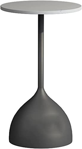 LISHEUK Runde Beistelltische für das Wohnzimmer, Sofa-Beistelltisch aus Marmor, Kleiner Couchtisch aus Schmiedeeisen, Snacktisch für den Balkon, Nachttisch für das Schlafzimmer, von LISHEUK