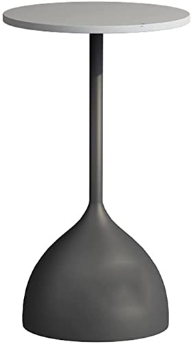 LISHEUK Runde Beistelltische für das Wohnzimmer, Sofa-Beistelltisch aus Marmor, Kleiner Couchtisch aus Schmiedeeisen, Snacktisch für den Balkon, Nachttisch für das Schlafzimmer, von LISHEUK