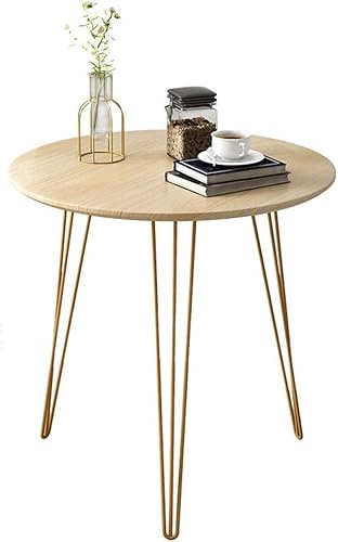 Sofa-Snack-Beistelltisch aus Holz, moderner Couchtisch, Laptop-Halter, Kleiner runder Schreibtisch über dem Bett, Metallsockel, Holzplatte, Satztische (Größe: 40 × 40 × 4 Sofa-Snack-Beistelltisch aus Holz, moderner Couchtisch, Laptop-Halter, Kleiner runder Schreibtisch über dem Bett, Metallsockel, Holzplatte, Satztische (Größe: 40 × 40 × 4 von LISHEUK
