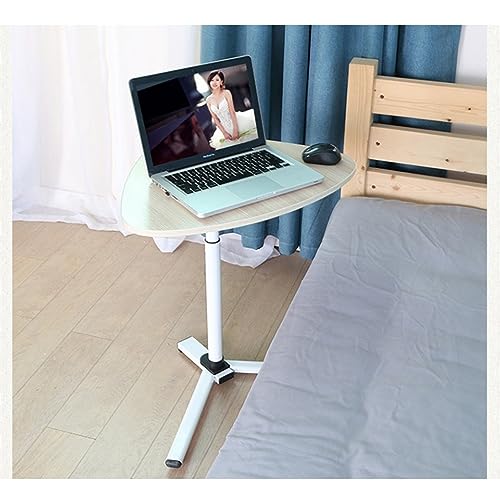 Verstellbarer tragbarer Dreiecktisch, Notebook-Schreibtisch, Sofa-Beistelltisch zum Lernen, Lesen, Frühstückstisch, multifunktionaler Nachttisch, Computertisch, Frühstück von LISHEUK