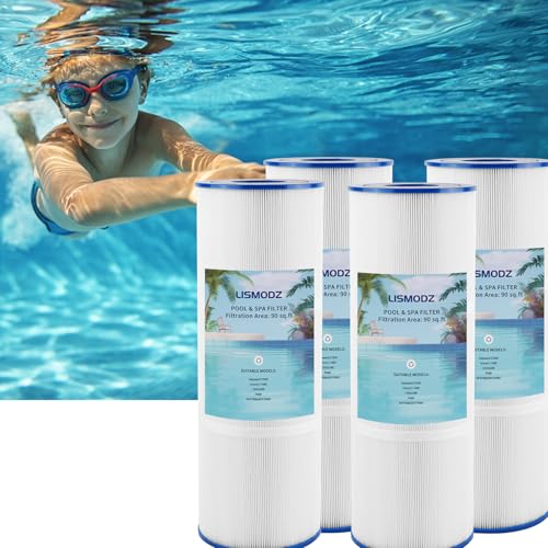 LISMODZ C7030 CX591XRE Pool-Filterkartuschen, kompatibel mit Hayward SwimClear HCF7030 HCF7030C PA89, Unicel C-7485, Filbur FC-0009 (4er-Pack) von LISMODZ