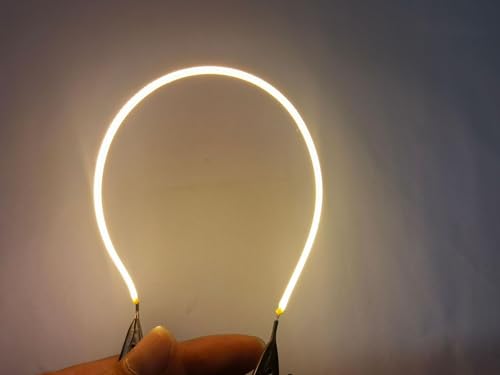 LISOCLU Flexibles Filament, 38 mm, 60 mm, 80 mm, 95 mm, 130 mm, 145 mm, 185 mm, 255 mm, 300 mm, 450 mm, Filament, LED-Perlendiode, Lichtzubehör, 450 mm, flexibles Filament-2700K-3V von LISOCLU