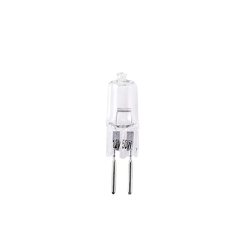 LISOCLU G 6.35G 5.3 G4 Optisches Instrument Halogenlampe Pin Glühbirne Halogen Wolfram Lampe G4/24V 20W von LISOCLU