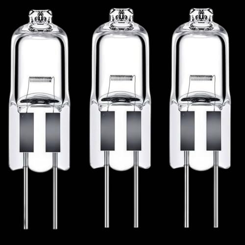 LISOCLU G4 Halogenlampen Warmweiß 3000k Dimmbare,g4 Halogenlampen Für Dunstabzugshauben Küchen Wohnzimmer Schlafzimmer 3pcs(30W/24V) von LISOCLU