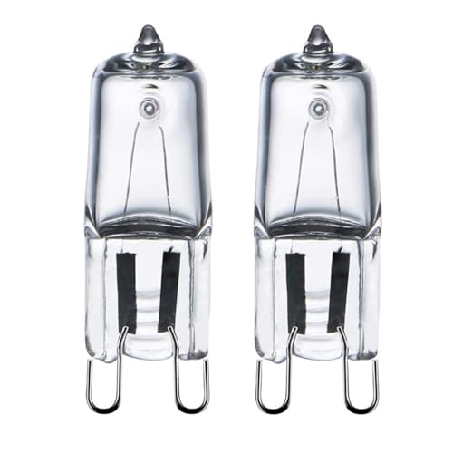 LISOCLU G9 Halogenlampe, Perlen, C, Grade, 110 V-130 V, 28 W, 42 W, Halogen, Wolfram, Lampe, Lampe, Lampe, Lampe, flache Düse, Lichtquelle (2 Stück) 28 W von LISOCLU