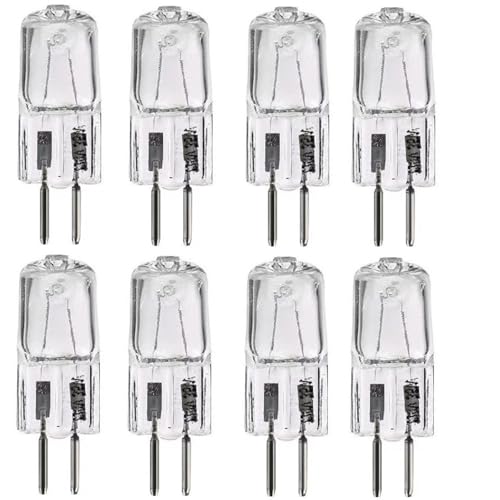 LISOCLU Halogenlampe G5.3 Halogenlampe 360 ° Abstrahlwinkel / Warmweiß 35 Watt 2 Pin 220-240 Volt Ersatz für Duftlampen Tarte/Ölwärmer (8 Stück) 35 W von LISOCLU