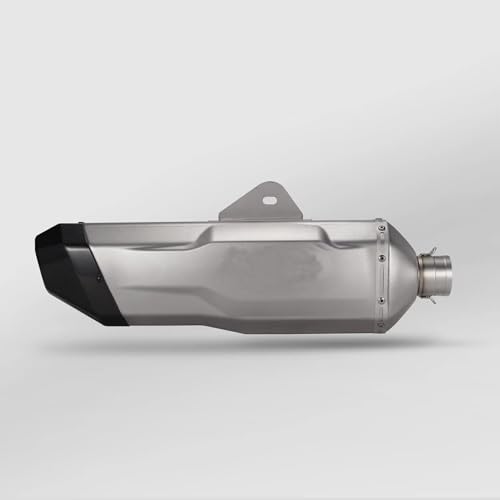LISROEU Endschalldämpfer Kompatibel Mit F750GS Für F850GS Motorradauspuff Modifizierung Der Motocross-Auspuffendkappe Universal 51mm Motorradauspuffrohr(Type B) von LISROEU