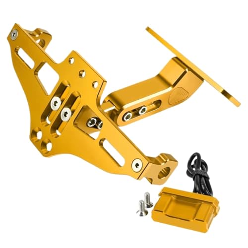 LISROEU Motor Kennzeichenhalter Für CB125F 2014 2015 2016 2017 Alle Motorrad-Kennzeichenhalter Blinker Ersatz- Und Upgrade-Teile(Yellow) von LISROEU