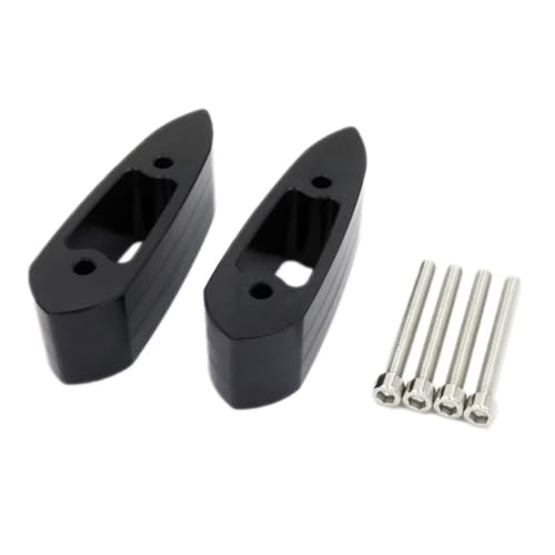 LISROEU Motorrad lenkererhöhungen Kompatibel Mit Yamaha Für YZF-R3 Für YZF-R25 2014 2015 2016 2017 Spiegelabstandshalter Extender Halter Motorradhalterung Spiegel Riser Extensions Adapter von LISROEU