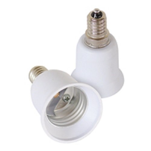 1 Stück Lampensockel Adapter Konverter Sockeladapter für Fassung E14 E27 GU10 B22 für LED Halogen und Energiesparlampen (E14 auf E27) von LISSEK