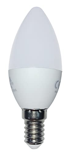 LED Glühbirne Kerze 4W ca. 30W E14 323lm Glühlampe matt warmweiss von LISSEK