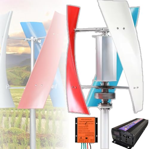 12 V/24 V/48 V Magnetschwebe-Windturbine – Wechselrichter, 3-Farben-Windturbinengenerator Mit Vertikaler Achse, Mppt-Controller, Für Zuhause, Straße,12v-3KW 12 V/24 V/48 V Magnetschwebe-Windturbine – Wechselrichter, 3-Farben-Windturbinengenerator Mit Vertikaler Achse, Mppt-Controller, Für Zuhause, Straße,12v-3KW von LISTaRSw