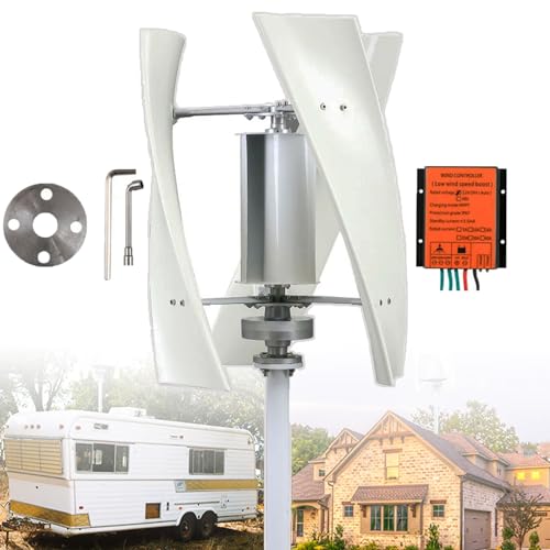 3-Blatt-Windturbinen-Kit – 3 M/S Startgeschwindigkeit, 2/5/9 Kw Windmühlengenerator (- 40 °c Bis +80 °c), Mppt-Laderegler, Für Häuser, Wohnmobile, Boote,48v-2000w von LISTaRSw