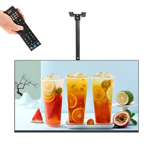 32-65 Zoll Hängende Werbemaschine, Digital Signage-Display, Unterstützt Geteilten Bildschirm + Wlan + Zeitschaltuhr, Für Restaurant, Café, Molkerei, Wand,65in von LISTaRSw