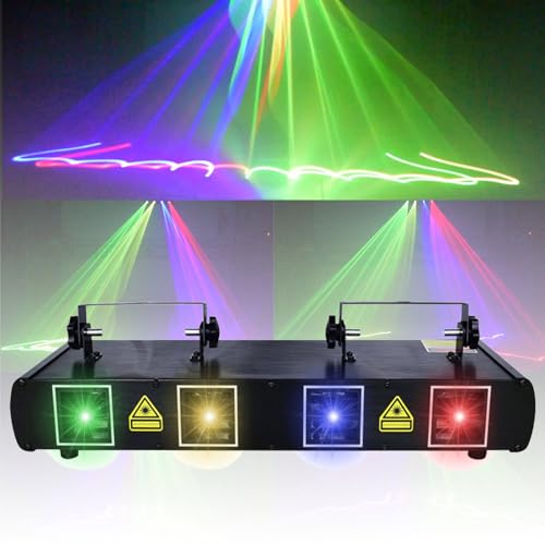 4-in-1-Rgb-Partylichter – über 100 Muster + 300 Effekte, 3D-Lichteffekt-Partylicht, Für Party, Geburtstag, Dekorationen, Club, Ktv, Bar, Tanz 4-in-1-Rgb-Partylichter – über 100 Muster + 300 Effekte, 3D-Lichteffekt-Partylicht, Für Party, Geburtstag, Dekorationen, Club, Ktv, Bar, Tanz von LISTaRSw