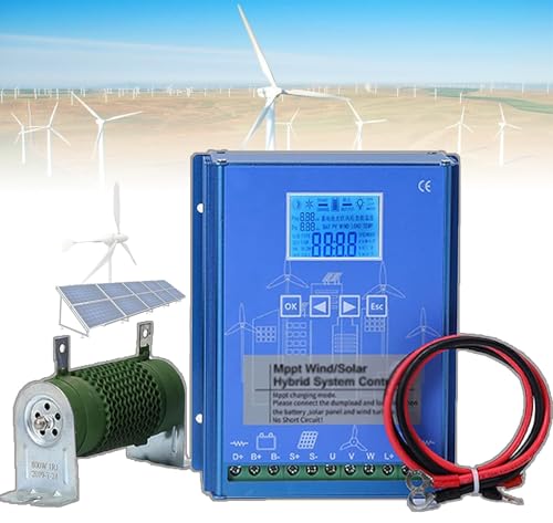 Solar-/Windturbinenregler (300–1000 W), Mppt-Multifunktions-Wind-Solarregler, Smart Boost (12/24 V Oder 24/48 V), Wind-Solar-Hybridregler,24/48v-600w von LISTaRSw