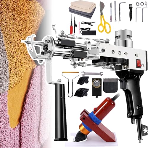 Teppichschneider – Teppichschneiden + Schere, Tufting-Pistole-Starter-Set – Geräuscharm, Für Profis Und Heimwerker Gleichermaßen,C Teppichschneider – Teppichschneiden + Schere, Tufting-Pistole-Starter-Set – Geräuscharm, Für Profis Und Heimwerker Gleichermaßen,C von LISTaRSw