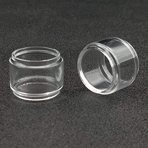 LITAO-CIG, 2pcs Ersatzglas Tube for Cerberus Subohm Tank 5.5ml / 4ml Zerstäuber,Frei von Tabak und Nikotin (Color : Fat Glass 5.5ml, Size : 2PCS) von LITAO-CIG,