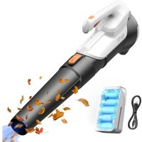 Akku-Laubbläser, 608 m³/h 100 mph Akku-Laubbläser, 20 v leistungsstarker elektrischer Laubbläser zum Blasen von Grasstaub, Blättern Litheli von LITHELI