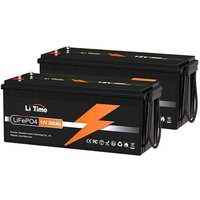 Litime - 12V 200Ah Batterie LiFePO4 Akku mit 100A bms, 2560Wh Deep Cycle Lithium Batterie, 4000-15000 Zyklen Perfekt für Solaranlage Off-Grid-Packung2 von LITIME