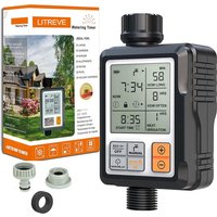 Automatischer Bewässerungs-Timer, Bewässerungs-Timer für den Garten, angeschlossener Bewässerungs-Wasserhahn-Timer, IP65-wasserdichtes Schloss von LITREVE