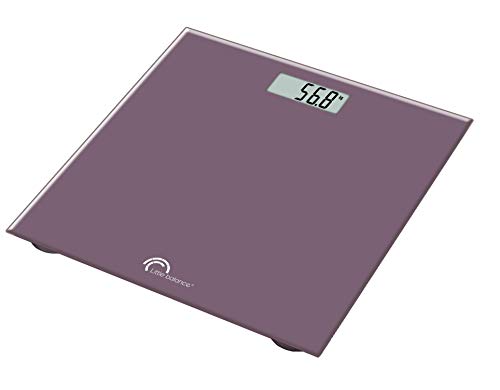 LITTLE BALANCE 8163 Personenwaage, Tempered Glass, Dunkelviolett von LITTLE BALANCE