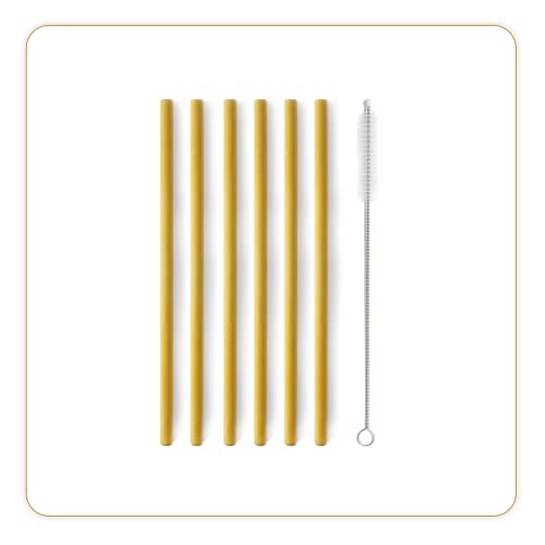 LITTLE BALANCE 8456 Bambus-Strohhalme, 6 Stück, wiederverwendbar, mit 1 Bürste, 20 cm, aus echtem Bambus LITTLE BALANCE 8456 Bambus-Strohhalme, 6 Stück, wiederverwendbar, mit 1 Bürste, 20 cm, aus echtem Bambus von LITTLE BALANCE