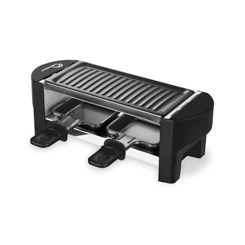 LITTLE BALANCE 8559 Black Jura 2 Raclette 1 oder 2 Personen, Antihaftbeschichtung, 1 oder 2 Personen, 320 W, schwarz von LITTLE BALANCE