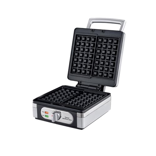 LITTLE BALANCE 8384 Speed Waffeln 1400 - Elektrischer Waffeleisen - Echte belgische Waffeln rechteckig knusprig flauschig - Leistung 1400 Watt - silber metallic LITTLE BALANCE 8384 Speed Waffeln 1400 - Elektrischer Waffeleisen - Echte belgische Waffeln rechteckig knusprig flauschig - Leistung 1400 Watt - silber metallic von LITTLE BALANCE
