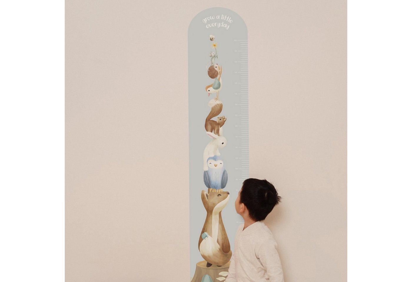 LITTLE DUTCH Wandtattoo Wachstumstabelle Forest Friends (142x28cm) (1 St) von LITTLE DUTCH
