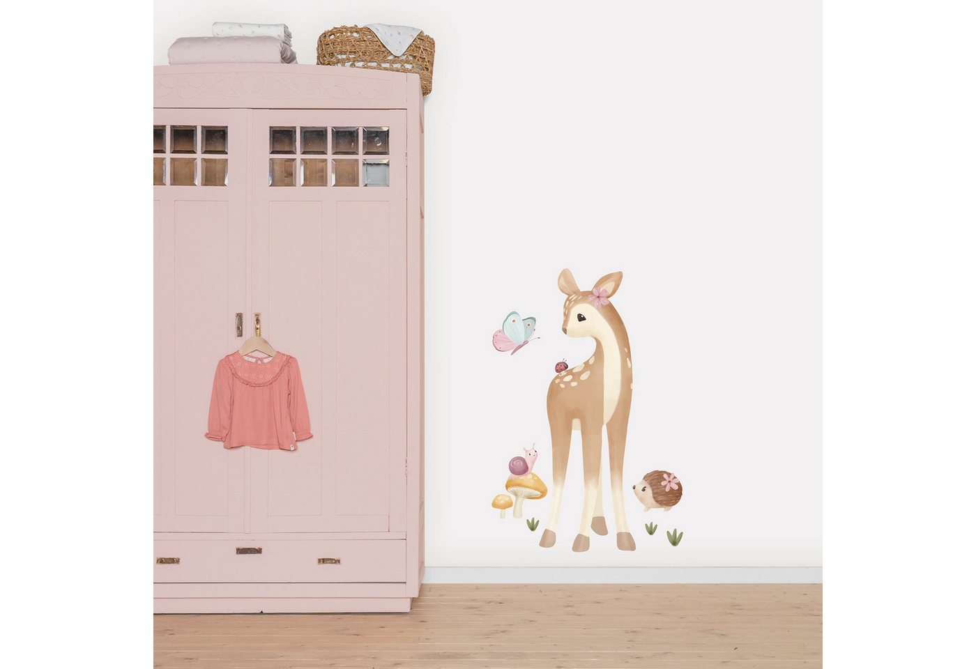 LITTLE DUTCH Wandtattoo Wandsticker Set Fairy Garden (55x80cm) (1 St) von LITTLE DUTCH