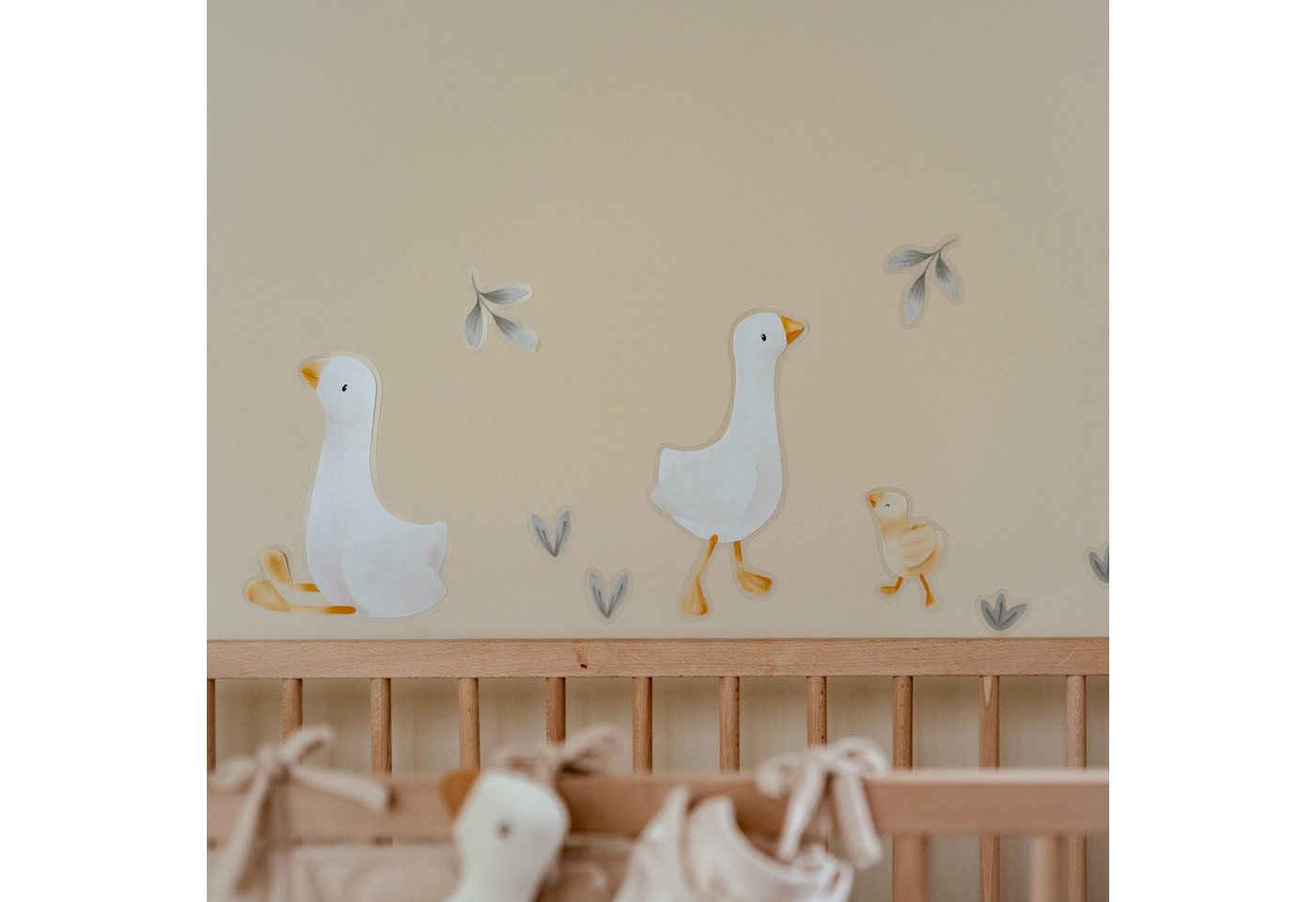 LITTLE DUTCH Wandtattoo Wandsticker Set Little Goose A4 (3x St) (Set, 3 St), 3x A4-Format von LITTLE DUTCH