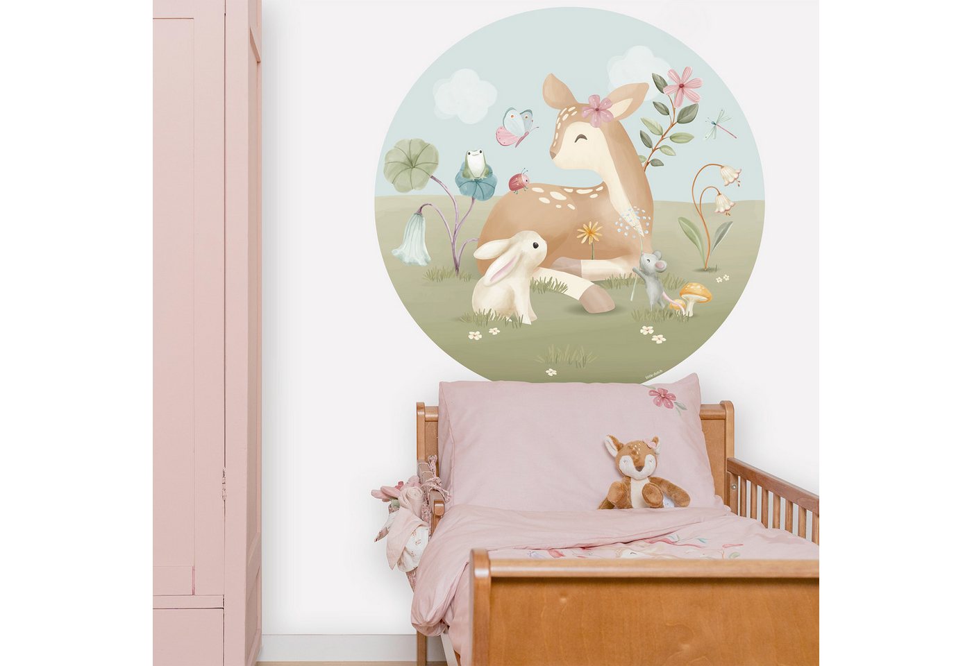 LITTLE DUTCH Wandtattoo Wandsticker XL Fairy Garden (100x100cm) (1 St) von LITTLE DUTCH