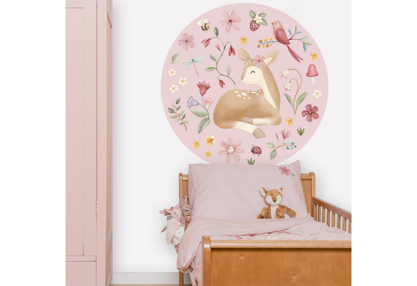 LITTLE DUTCH Wandtattoo Wandsticker XL Fairy Garden (100x100cm) (1 St) von LITTLE DUTCH