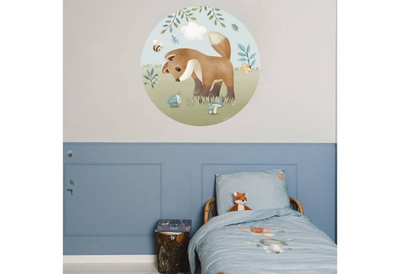 LITTLE DUTCH Wandtattoo Wandsticker XL Forest Friends (100x100cm) (1 St) von LITTLE DUTCH