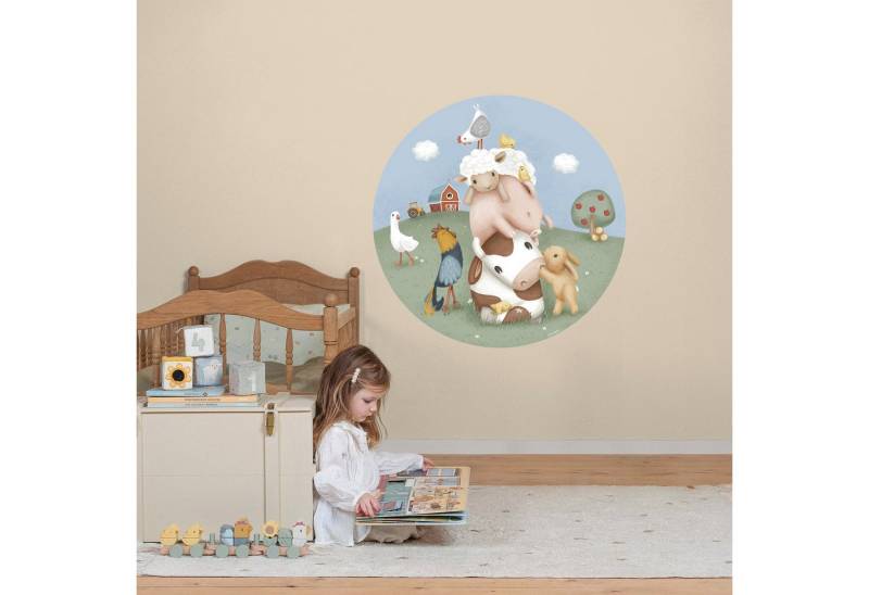 LITTLE DUTCH Wandtattoo Wandsticker XL Little Farm (100x100cm) (1 St) von LITTLE DUTCH