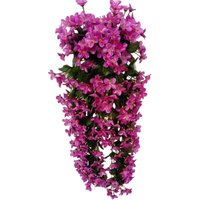 Künstliche Blumen – 4 Blütenblätter – Dekorativer Aufhänger – Für eine Hochzeit oder zur Dekoration eines Hauses, Fuchsia, 80 cm von LITZEE
